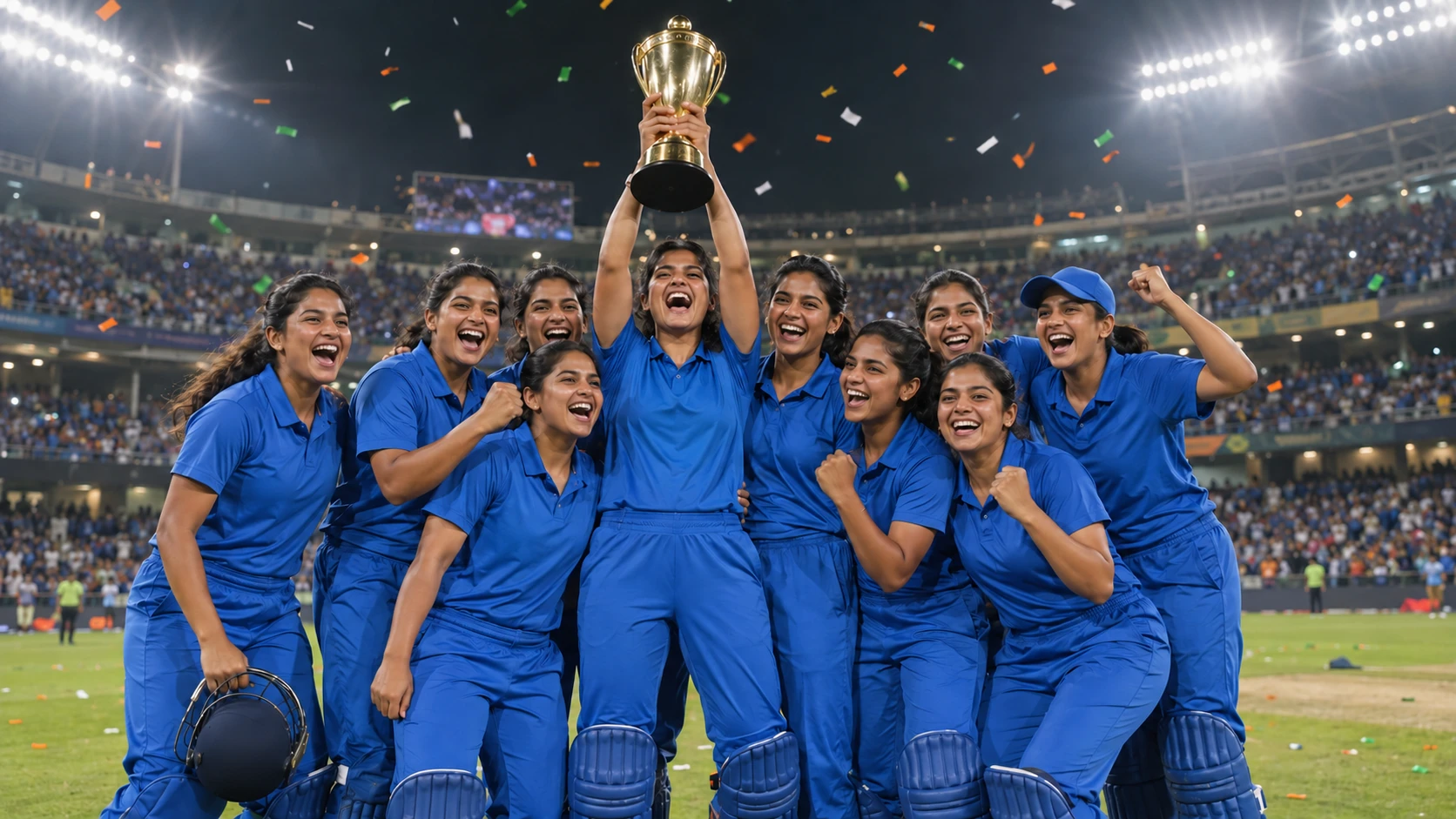 भारत ने श्रीलंका को 72 रन से हराकर आठवीं बार जीता महिला Asia Cup, Shafali और Charani चमकीं